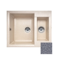 Мойка GRANICOM NOVELL Бьянка 595*495*200*145 мм (графит) (без сифона)