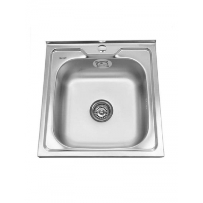 Мойка нерж 500х500х180 т.0,8 бол. сиф. (+ сифон) Китай