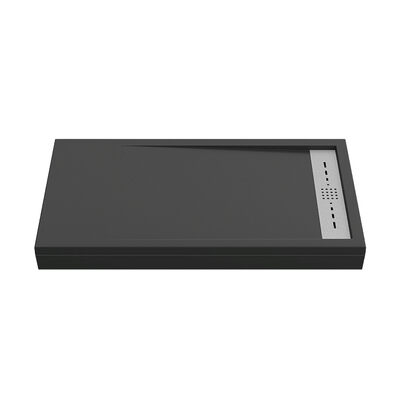 Поддон STELLA мрамор 140х90 ЧЁРНЫЙ (без автослива) ЛП00162