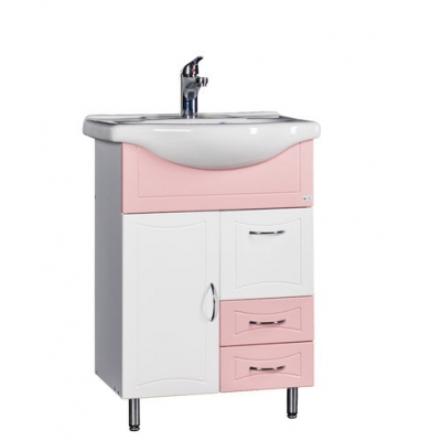 Подстолье "Стиль-55" (розовый) 2 ящика 2 двери под умыв. "Элегия" 550х800х346 Подстолье "Стиль-55" (розовый) 2 ящика 2 двери под умыв. "Элегия" 550х800х346