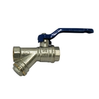 Кран вода LDM 1/2" г/г руч с фильтром