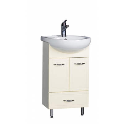 Подстолье "Мальта-50" 2 двери 1 ниж.ящик (бежевый) под ум."Канны- 50" ТМ50БЖ1Ян 436х800х277