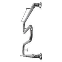 Полотенцесушитель М 60*60 ф3/4" с 2-мя полочками (К-крепеж 2) 07724