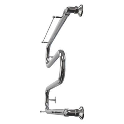 Полотенцесушитель М 60*60 ф3/4" с 2-мя полочками (К-крепеж 2) 07724