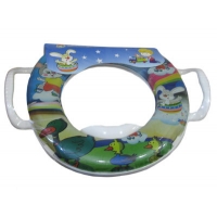 Сиденье д/унитаза мягкое с рисунком, ДЕТСКОЕ Люкс