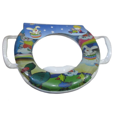 Сиденье д/унитаза мягкое с рисунком, ДЕТСКОЕ Люкс