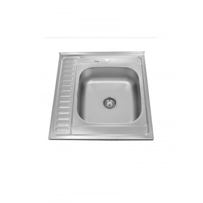 Мойка нерж 600х500 т.0,4 правая Китай