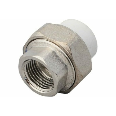 Муфта разъемная внутр/внутр присоединение 63 PP-R Rosturplast