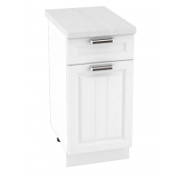 Шкаф нижний (рабочий стол) 400 (1 ящик) Прага Белое дерево фасад МДФ (ст.ант) 3 кор.(Н401 Ф21 СТ400) Шкаф нижний (рабочий стол) 400 (1 ящик) Прага Белое дерево фасад МДФ (ст.ант) 3 кор.(Н401 Ф21 СТ400)