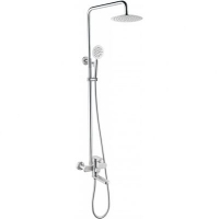 24805 Душевая система Frap d-35 с верхним душем НЕРЖАВЕЙКА 24805 Душевая система Frap d-35 с верхним душем НЕРЖАВЕЙКА