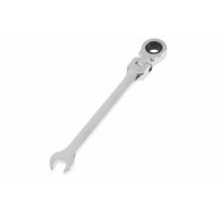 Ключ комбинированный трещоточный шарнирный ТУНДРА, CrV, полированный, 72 зуба, 19 мм 2354168