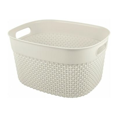 Корзина для хранения OSLO 6л 266х221х151 Молочный туман PT1351МЛ-12