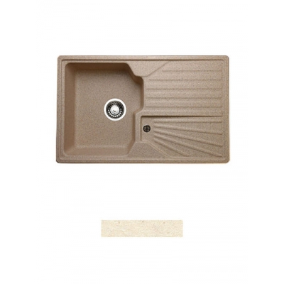 Мойка GRANICOM G-014 (780*490мм), 1 чаша+ крыло (шампань)
