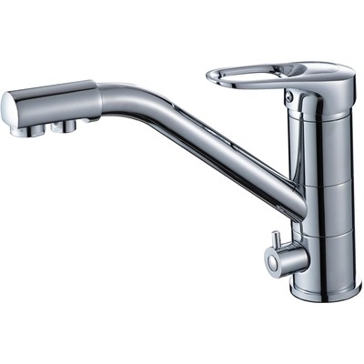 S-L1321 Смеситель Кухня под фильтр питьевой воды, на шпильке, шар.d 40, Хром