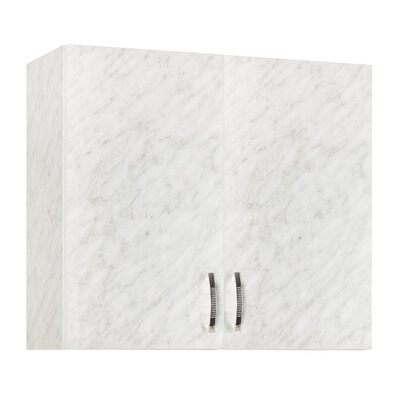 Шкаф для посуды 80 цвет карара (ЛДСП) Шкаф для посуды 80 цвет карара (ЛДСП)