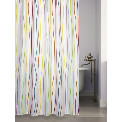 Штора для ванн BATH GORGEOUS STRIPE multi 180х180 (ch-21295) (170)