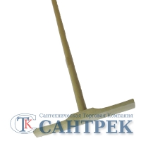 Швабра дерев. плоский низ 130 см d=25