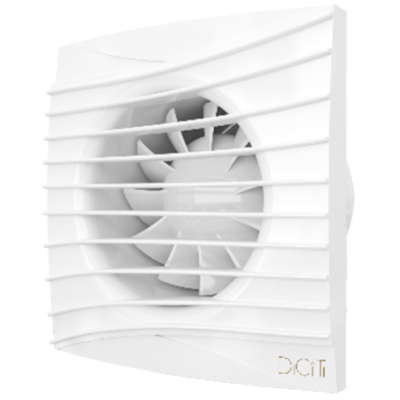Вентилятор осевой вытяжной с обр.клапаном D125 DiCiTi SILENT 5C