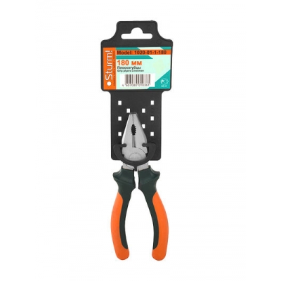 1020-01-1-180 Пассатижи ОСОБО ПРОЧНЫЕ ГУБКИ,2-хкомпонентн. рукоятки 180мм (Profi) Sturm! 1020-01-1-180 Пассатижи ОСОБО ПРОЧНЫЕ ГУБКИ,2-хкомпонентн. рукоятки 180мм (Profi) Sturm!