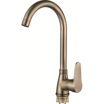 84012С Смеситель Кухня LOFFREY d-35 высокий, на гайке (бронза) 84012С Смеситель Кухня LOFFREY d-35 высокий, на гайке (бронза)