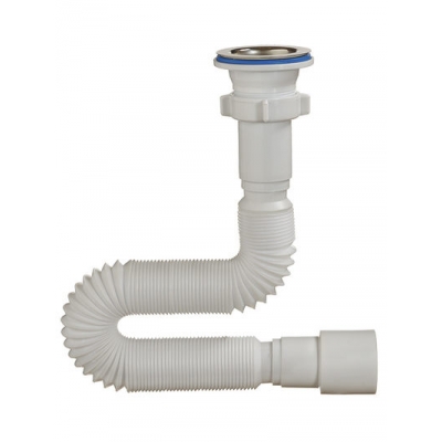 А-3013 Гибкая труба с выпуском (гофросифон) ОРИО 1 1/2" - 40/50 длина 1250 мм