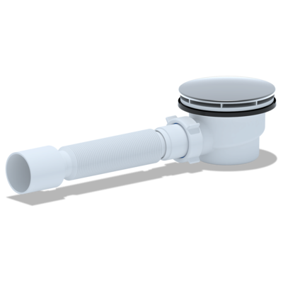 E325VAL Cифон для душевого поддона 1 1/2*90 h65 c гибкой трубой 375*40*50(вальцовка) E325VAL Cифон для душевого поддона 1 1/2*90 h65 c гибкой трубой 375*40*50(вальцовка)