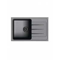 Мойка EWIGSTEIN Elegant 50F 762*480 чаша +крыло (черный)