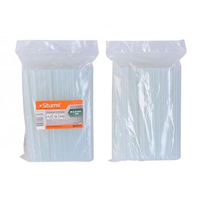 7010-05-52S Клеевые стержни д/пистолета 52 шт.,ПРОЗРАЧН.цв.,разм.11х200мм, Sturm!