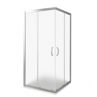 Душ.ограждение INFINITY CR- 80-G-CH Г-образное, стекло ГРЕЙП 6мм (без поддона и автослива)