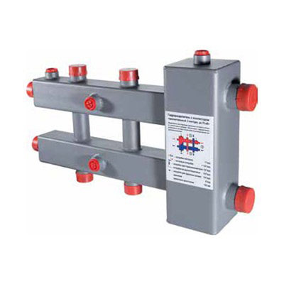 Гидроразделитель с колл., гориз., 3 контура, до 70 кВт VTc.100.SH.070603