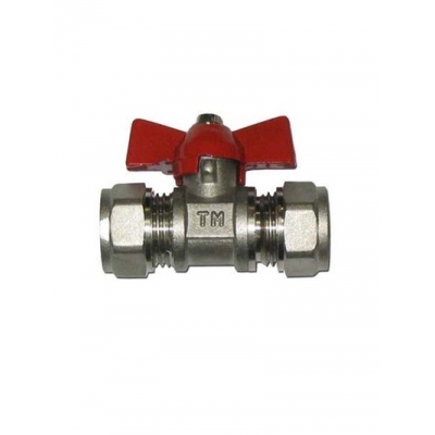 Кран шар. для металлопл. трубы 16х16 ц/ц