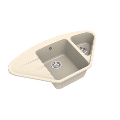Мойка EWIGSTEIN Wink 80KF угловая (крем) 945*510 1,5 чаши +крыло Мойка EWIGSTEIN Wink 80KF угловая (крем) 945*510 1,5 чаши +крыло