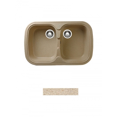 Мойка GRANICOM G-004 (780*495мм), 2 чаши (сахара)