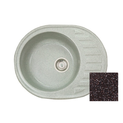 Мойка GRANICOM NOVELL Аврора 6203 (615*495мм), (марокко) (без сифона)