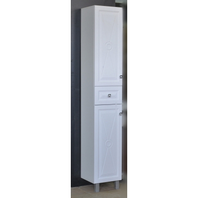 Пенал "Клео-35" Белый софт 2 двери 350*1900*325мм