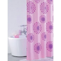 Штора для ванн BATH (Cyclone) розовая.180х180 (21229-Р) (11)