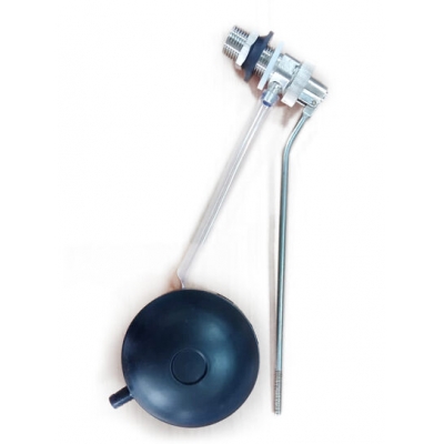 Клапан шаровый д/унитаза 1/2 RR с попл. горизонт.