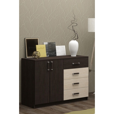 Комод "Премьер 6" Венге/(Белфорд) (1216*800*440,2 места)