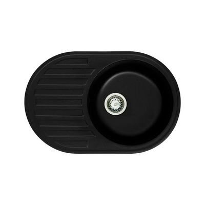 Мойка GRANICOM G-006 (740*485мм), 1 чаша+ крыло (антрацит)