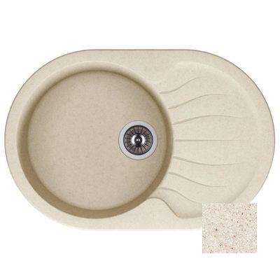 Мойка GRANICOM NOVELL Изабелла 745*505 мм (латте) (без сифона)