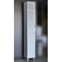 Пенал "Лайн " ЭМАЛЬ 1 ящик 2 двери с корзиной д/белья (белый) 300*2000*320