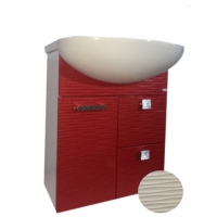 Подстолье "FIESTA-60" волна 3D 1 дв./2ящ под умыв. "Эрика-61" (белый мет.) 577*800*280 Подстолье "FIESTA-60" волна 3D 1 дв./2ящ под умыв. "Эрика-61" (белый мет.) 577*800*280