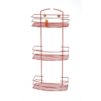 Полка прямая 3 яруса овал 8525-3 СТК (красная) РОССИЯ