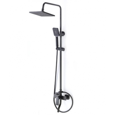 S-601108SH Смеситель Ванна SAVOL с душевой стойкой, шар. Черный S-601108SH Смеситель Ванна SAVOL с душевой стойкой, шар. Черный