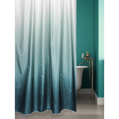 Штора для ванн BATH ROSY DOWN темн.зелёный 180х180 (2151/1) (168)