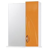Зеркало-шкаф "Весна 50" правый (мандарин) 500*676*190 Зеркало-шкаф "Весна 50" правый (мандарин) 500*676*190