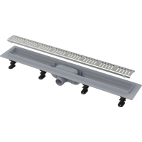 Водоотводящий желоб ALCAPLAST с решеткой из нерж. APZ10-650 (Чехия)