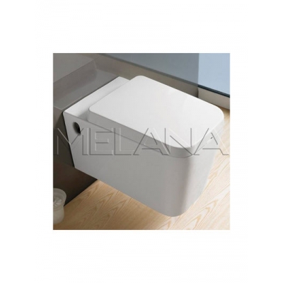 800-В2370 Унитаз подвесной 570х360х375 MELANA (сиденье микролифт, межосевое 180, без крепл.)