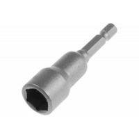 Бита с торцевой головкой ТУНДРА, сталь CrV, магнит, 12 х 65 мм 2270969