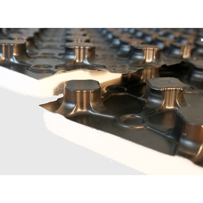 Плита для тёплого пола "ЭКОПОЛ" пенополистирол, с покрытием р-р: 1100х800х38